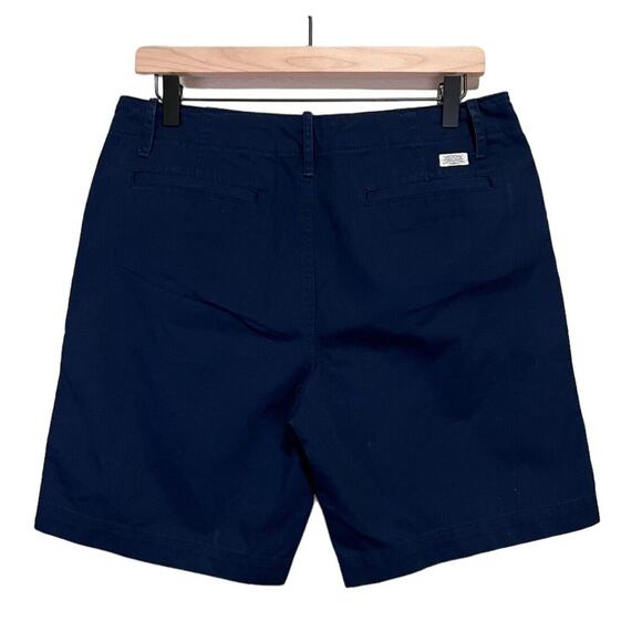 LRL Ralph Lauren Shorts Womens Navy Blue Bermuda Mid-Rise Flat Front Zip Sz 6 - Picture 2 of 7